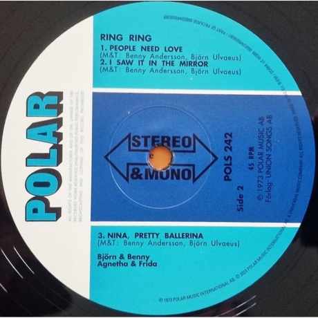 ABBA - Ring Ring (Half Speed) (0602445928385) виниловая пластинка - фото 4