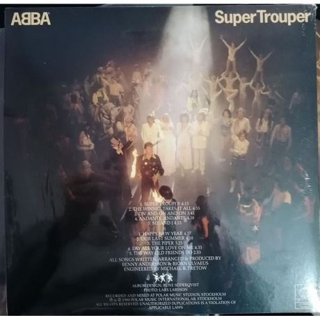 ABBA - Super Trouper (picture) (0602508379888) виниловая пластинка - фото 4
