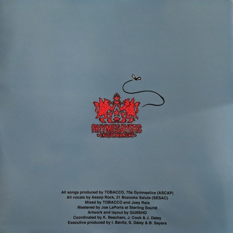 Aesop Rock; Tobacco - Malibou Ken (coloured) (0826257025616) виниловая пластинка - фото 13