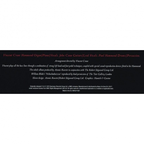 Atomic Rooster - Death Walks Behind You (8719262004108) виниловая пластинка - фото 6