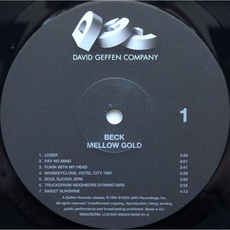 Beck - Mellow Gold (0602478459191) виниловая пластинка - фото 3