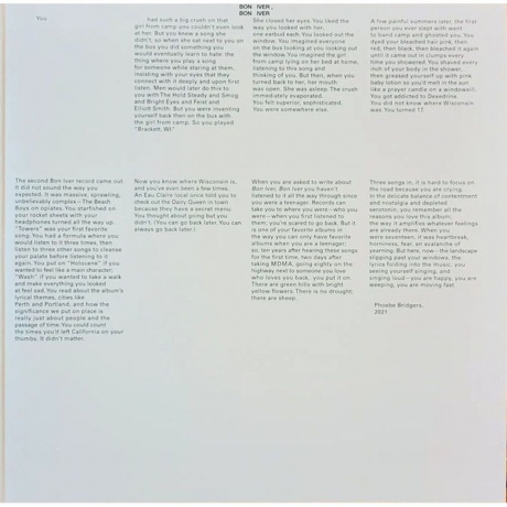 Bon Iver - Bon Iver, Bon Iver (coloured) (0656605243535) виниловая пластинка - фото 3