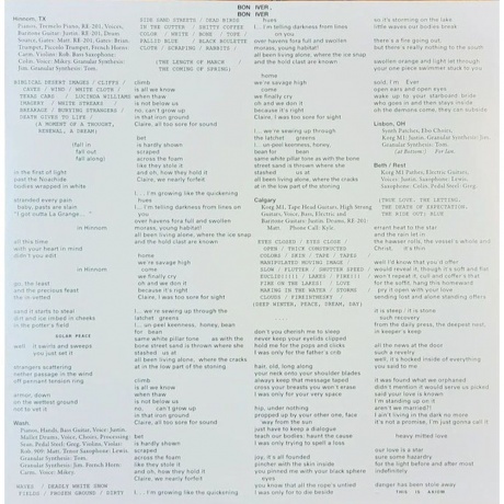 Bon Iver - Bon Iver, Bon Iver (coloured) (0656605243535) виниловая пластинка - фото 6