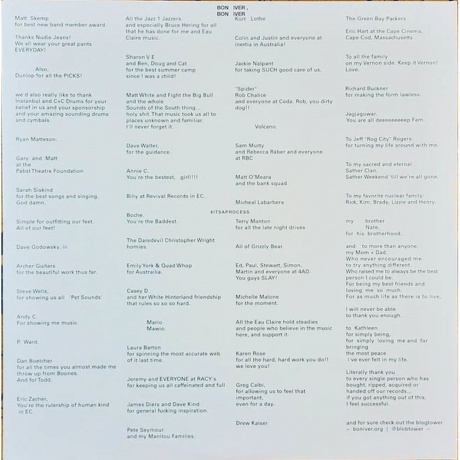 Bon Iver - Bon Iver, Bon Iver (coloured) (0656605243535) виниловая пластинка - фото 10