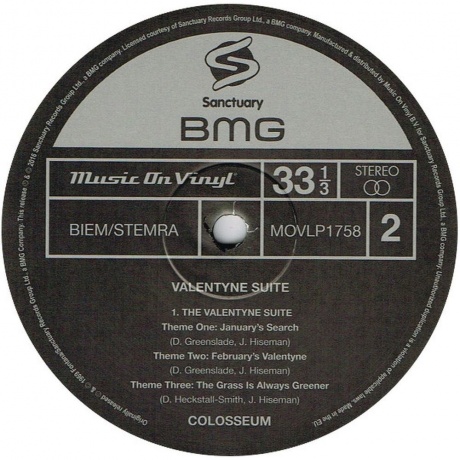 Colosseum - Valentyne Suite (8719262002340) виниловая пластинка - фото 5