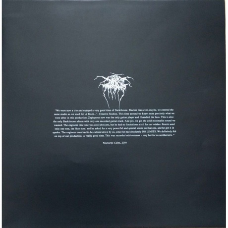 Darkthrone - Under A Funeral Moon (0801056803511) виниловая пластинка - фото 7