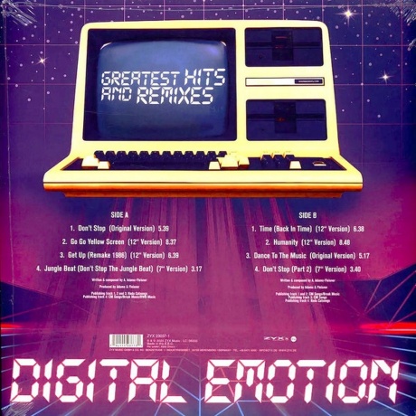 Digital Emotion - Greatest Hits &amp; Remixes (0194111037731) виниловая пластинка - фото 2