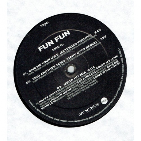 Fun Fun - Greatest Hits &amp; Remixes (0090204528486) виниловая пластинка - фото 4