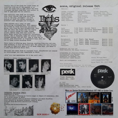 Iris - Iris (0194111023659) виниловая пластинка - фото 5