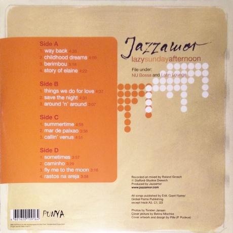 Jazzamor - Lazy Sunday Afternoon (coloured) (4601620109164) виниловая пластинка - фото 3