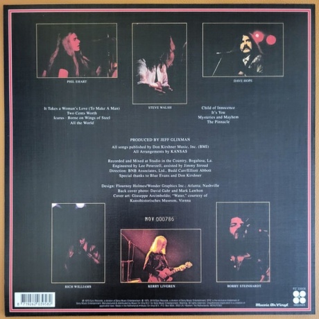 Kansas - Masque (coloured) (8719262039582) виниловая пластинка - фото 2