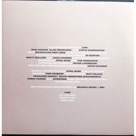 Low - Double Negative (0098787125016) виниловая пластинка - фото 3