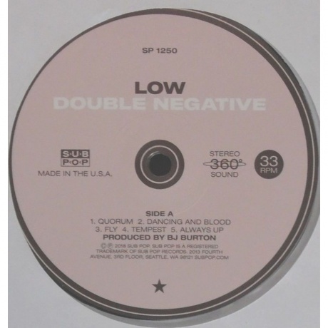 Low - Double Negative (0098787125016) виниловая пластинка - фото 4