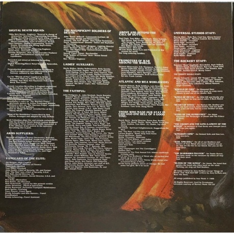 Manowar - Kings Of Metal (coloured) (3760053847867) виниловая пластинка - фото 4