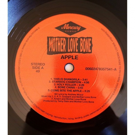 Mother Love Bone - Apple (0602478357541) виниловая пластинка - фото 4