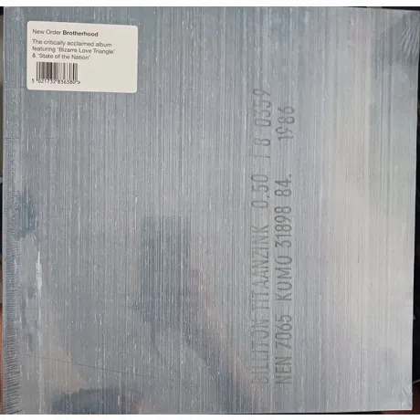 New Order - Brotherhood (5021732836380) виниловая пластинка