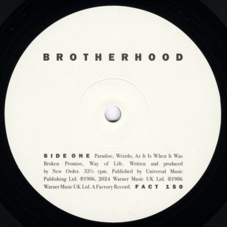 New Order - Brotherhood (5021732836380) виниловая пластинка - фото 3