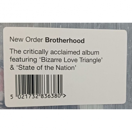 New Order - Brotherhood (5021732836380) виниловая пластинка - фото 5