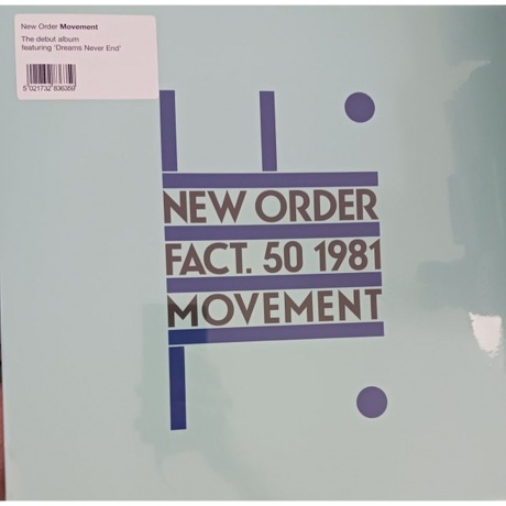 New Order - Movement (5021732836359) виниловая пластинка