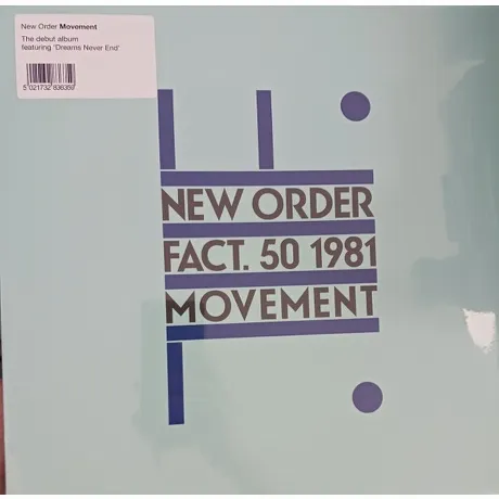New Order - Movement (5021732836359) виниловая пластинка