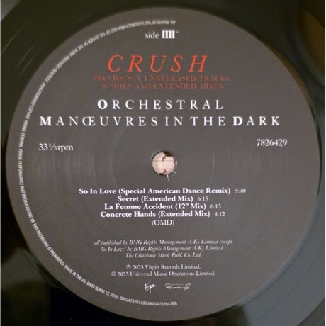 Orchestral Manoeuvres In The Dark - Crush - deluxe (0602478264269) виниловая пластинка - фото 6