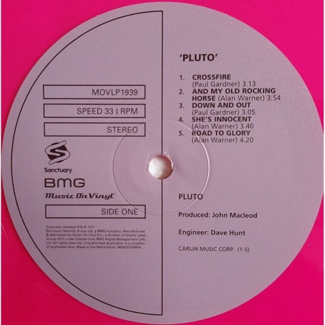Pluto - Pluto (coloured) (8719262039711) виниловая пластинка - фото 6