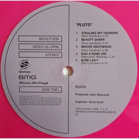 Pluto - Pluto (coloured) (8719262039711) виниловая пластинка - фото 7