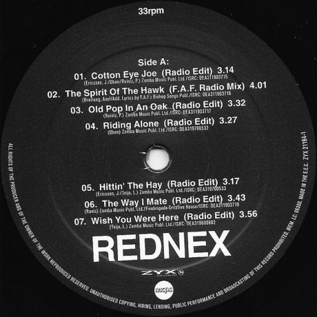 Rednex - Greatest Hits &amp; Remixes (0194111005976) виниловая пластинка - фото 3
