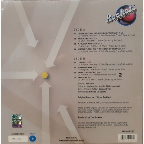 Rockets - Imperception (coloured) (0076119010230) виниловая пластинка - фото 2