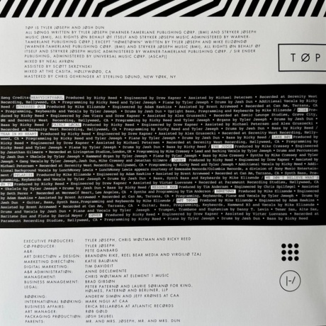 Twenty One Pilots - Blurryface (coloured) (0075678595318) виниловая пластинка - фото 4