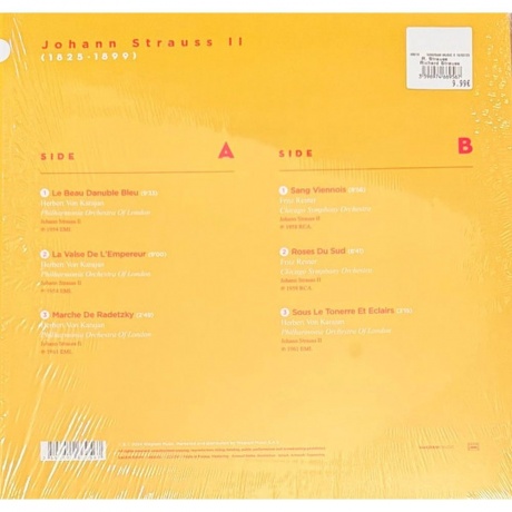 Various Artists - Strauss Masterpieces (3596974669567) виниловая пластинка - фото 2
