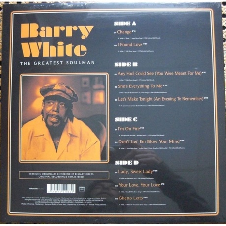 Barry White - The Greatest Soulman (3596974510869) виниловая пластинка - фото 2