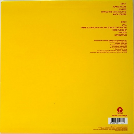 The B-52's - The B-52's (0600753594889) виниловая пластинка - фото 2