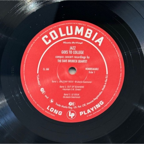 Dave Brubeck - Jazz Goes To College (8719262036079) - фото 3