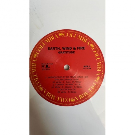 Earth, Wind &amp; Fire - Gratitude (coloured) (8719262039568) - фото 9