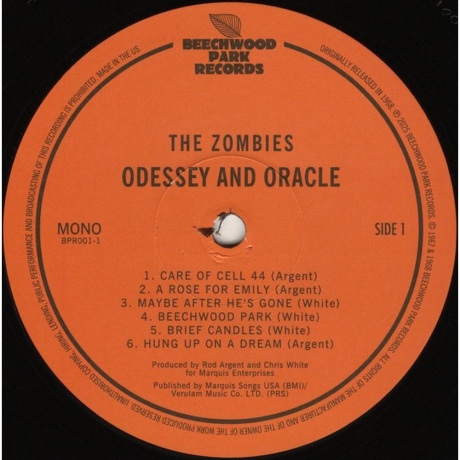 The Zombies - Odessey And Oracle (0810183320143) виниловая пластинка - фото 3