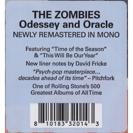 The Zombies - Odessey And Oracle (0810183320143) виниловая пластинка - фото 7