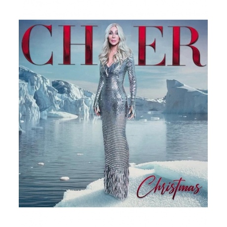 Cher - Christmas (White & Blue Splatter) (0093624839071)