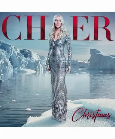 Cher - Christmas (White & Blue Splatter) (0093624839071)