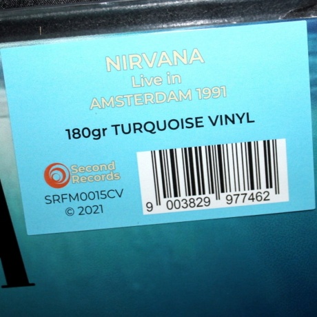 Nirvana -  Live At Paradiso, Amsterdam 1991 (Turquoise) (9003829977462) - фото 3