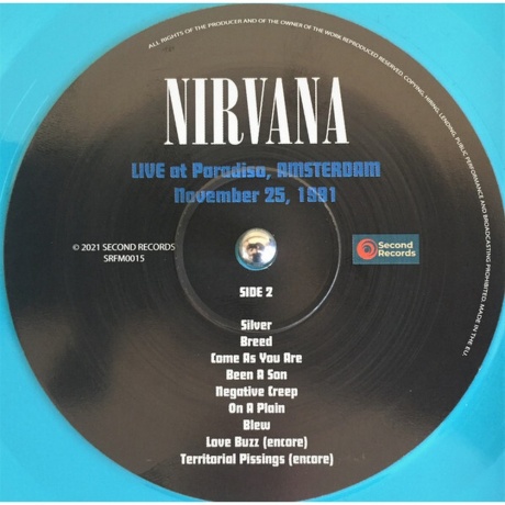 Nirvana -  Live At Paradiso, Amsterdam 1991 (Turquoise) (9003829977462) - фото 6
