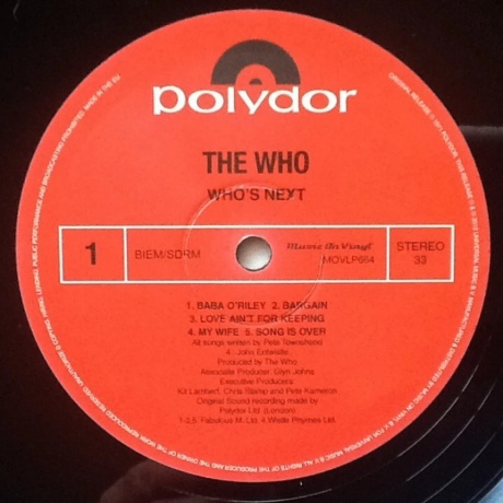 The Who - Who's Next (0600753411087) - фото 4