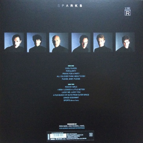 Sparks - In Outer Space (Remastered) (Purple) (4009910239513) виниловая пластинка - фото 2