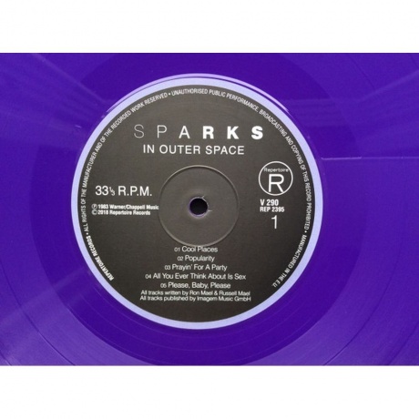 Sparks - In Outer Space (Remastered) (Purple) (4009910239513) виниловая пластинка - фото 3
