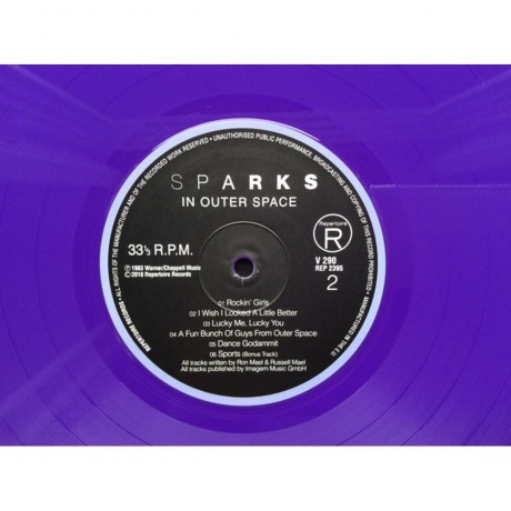Sparks - In Outer Space (Remastered) (Purple) (4009910239513) виниловая пластинка - фото 4