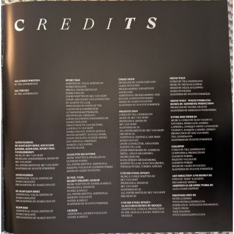 Till Lindemann - Zunge 2025 (4260639464529) виниловая пластинка - фото 19