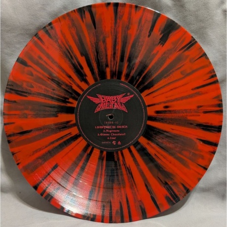 Babymetal - Babymetal (Red &amp; Black Splatter) (0711297411201) виниловая пластинка - фото 2