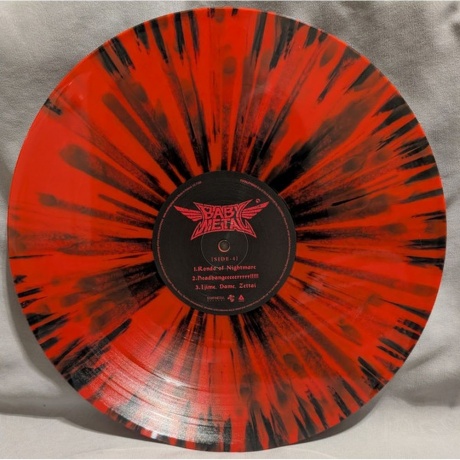 Babymetal - Babymetal (Red &amp; Black Splatter) (0711297411201) виниловая пластинка - фото 5