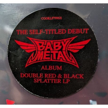 Babymetal - Babymetal (Red &amp; Black Splatter) (0711297411201) виниловая пластинка - фото 6