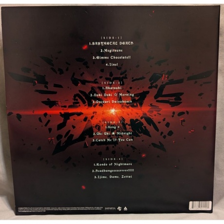 Babymetal - Babymetal (Red &amp; Black Splatter) (0711297411201) виниловая пластинка - фото 9